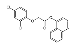 Acetic acid, (2,4-dichlorophenoxy)-, 1-naphthalenyl ester structure