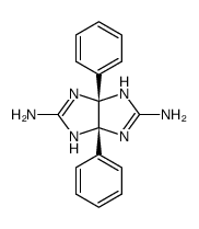 3a,6a-diphenyl-(3ar,6ac)-1,3a,4,6a-tetrahydro-imidazo[4,5-d]imidazole-2,5-diyldiamine结构式