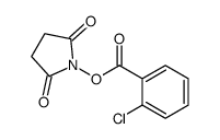 (2,5-dioxopyrrolidin-1-yl) 2-chlorobenzoate结构式