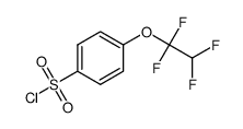 p-(1,1,2,2-tetrafluoroethoxy)benzenesulphonyl chloride Structure