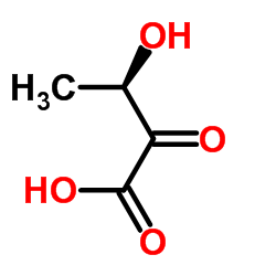 (3R)-3-Hydroxy-2-oxobutanoic acid结构式