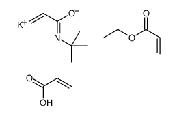 potassium,N-tert-butylprop-2-enamide,ethyl prop-2-enoate,prop-2-enoate结构式