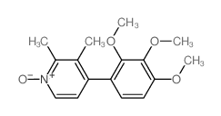 2,3-Dimethyl-4-(2,3,4-trimethoxyphenyl)-1.lambda.~5~-pyridin-1-ol structure