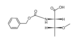 Benzyloxycarbonyl-O-methyl-threonin Structure