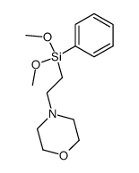 (2-Morpholinoethyl)-phenyl-dimethoxysilan结构式