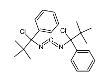 bis(1-chloro-2,2-dimethyl-1-phenylpropyl)methanediimine Structure