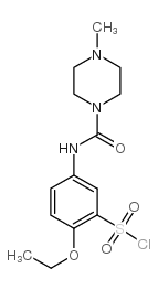 2-ETHOXY-5-[(4-METHYL-PIPERAZINE-1-CARBONYL)-AMINO]-BENZENESULFONYL CHLORIDE Structure
