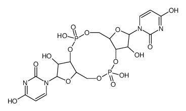 bis(3'-5')cyclic diuridine monophosphate结构式