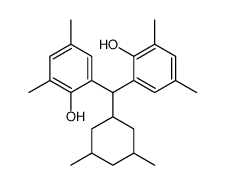 2-[(3,5-dimethylcyclohexyl)-(2-hydroxy-3,5-dimethylphenyl)methyl]-4,6-dimethylphenol结构式