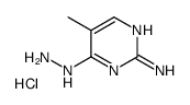 4-hydrazinyl-5-methylpyrimidin-2-amine,hydrochloride结构式