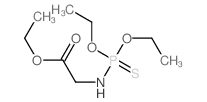 ethyl 2-(diethoxyphosphinothioylamino)acetate structure