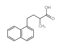 2-methyl-4-naphthalen-1-yl-butanoic acid structure