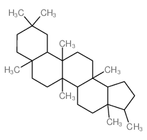 1H-Cyclopenta[a]chrysene, eicosahydro-3,3a,5b,7a,10,10,11b,13a-octamethyl-结构式