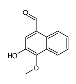 3-hydroxy-4-methoxynaphthalene-1-carbaldehyde结构式