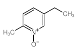 5-ethyl-2-methyl-1-oxido-pyridine structure