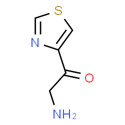 Ethanone,2-amino-1-(4-thiazolyl)- Structure