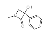 rac-3-hydroxy-1-methyl-3-phenylazetidin-2-one Structure