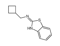 2-Benzothiazolamine,N-(cyclobutylmethyl)-(9CI)结构式