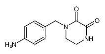 1-(4-aminobenzyl)piperazine-2,3-dione Structure