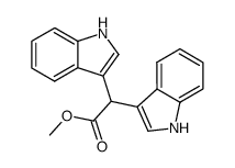 methyl 2,2-bis(1H-indol-3-yl)acetate Structure