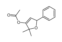 3-acetoxy-2,2-dimethyl-5-phenyl-2,5-dihydrofuran结构式