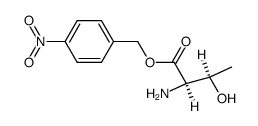 p-nitrobenzyl-D-threonine Structure