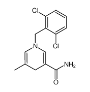 5-Methyl-1-(2',6'-Dichlorobenzyl)-1,4-dihydronicotinamide Structure