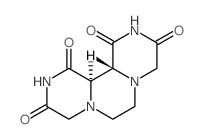 (12aR,12bR)-4,6,7,9,12a,12b-hexahydrodipyrazino[1,5-d:1',5'-f]pyrazine-1,3,10,12-tetrone Structure