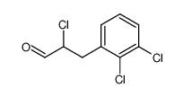 2-chloro-3-(2,3-dichlorophenyl)propanal Structure