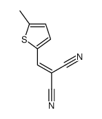 2-[(5-methylthiophen-2-yl)methylidene]propanedinitrile Structure