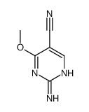 5-Pyrimidinecarbonitrile, 2-amino-4-methoxy- (9CI) structure