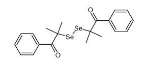 bis-(2-benzoyl-2-propyl) diselenide Structure
