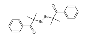 bis-(2-benzoyl-2-propyl) diselenide结构式