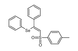 1-methyl-4-(2-phenyl-2-phenylselanylethenyl)sulfonylbenzene Structure