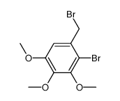 2-bromo-3,4,5-trimethoxybenzyl bromide Structure