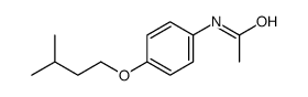 N-[4-(3-methylbutoxy)phenyl]acetamide Structure
