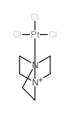 1,4-diazabicyclo[2.2.2]octane; trichloroplatinum结构式