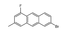 6-bromo-1-fluoro-3-methylanthracene Structure