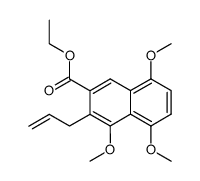 ethyl 4,5,8-trimethoxy-3-(prop-2-enyl)-2-naphthoate Structure