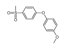 1-methoxy-4-(4-methylsulfonylphenoxy)benzene Structure