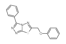 6-(Phenoxymethyl)-3-phenyl(1,2,4)triazolo(3,4-b)(1,3,4)thiadiazole picture