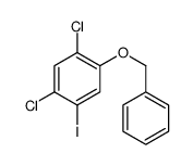 1-(benzyloxy)-2,4-dichloro-5-iodobenzene Structure
