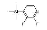 (2,3-difluoropyridin-4-yl)-trimethylsilane结构式