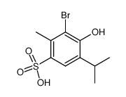 3-bromo-4-hydroxy-5-isopropyl-2-methyl-benzenesulfonic acid Structure
