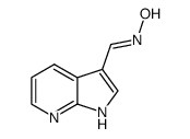 1H-pyrrolo[2,3-b]pyridine-3-carbaldehyde oxime结构式