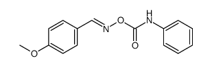 (E)-4-methoxybenzaldehyde O-(N-phenylcarbamoyl)oxime结构式