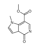 1H-Pyrrolo[3,2-c]pyridine-7-carboxylic acid, 4,5-dihydro-1-Methyl-4-oxo-, Methyl ester Structure