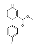 methyl (S)-4-(4-fluorophenyl)-1,4,5,6-tetrahydropyridine-3-carboxylate Structure