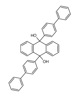 9,10-bis-biphenyl-4-yl-9,10-dihydro-anthracene-9,10-diol Structure