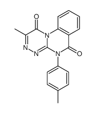 3-Methyl-10-p-tolyl-10H-1,2,4a,10-tetraaza-phenanthrene-4,9-dione结构式